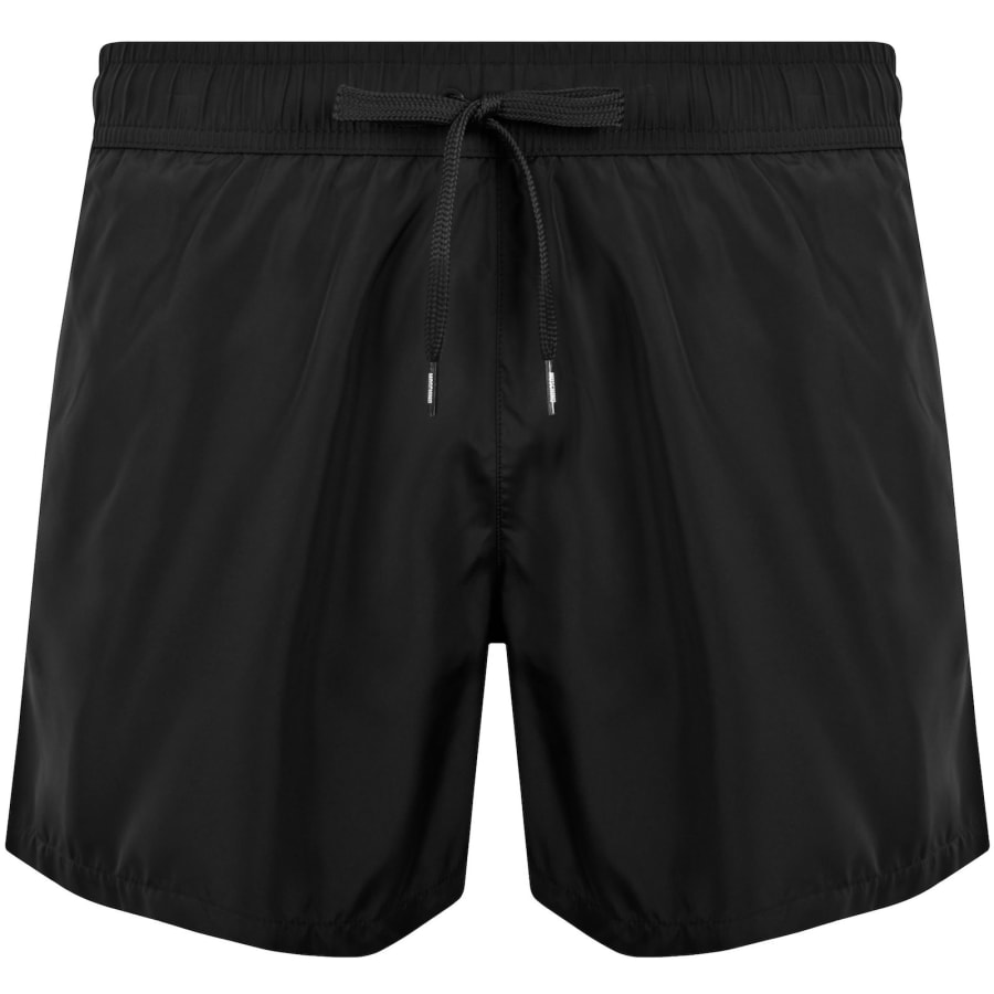 Moschino Logo Swim Shorts Black | Mainline Menswear us